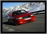 Cabrio, Czerwony, Saab 9-3