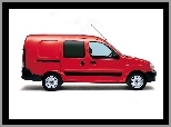 Czerwone Renault Kangoo